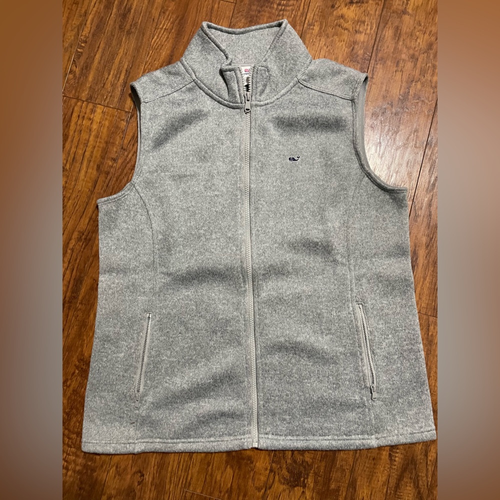 Women’s sweater fleece vest L